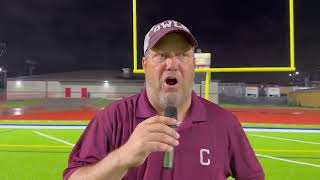 Chalmette coach Jason Tucker  Sept 5 2024 [upl. by Aicirtel]