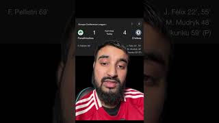 Panathinaikos 14 Chelsea full time reaction highlights chelsea panathinaikos pellistri [upl. by Aihsirt]