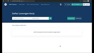 Cara Daftar dan Posting Loker di karirhubkemnakergoid [upl. by Htebi]