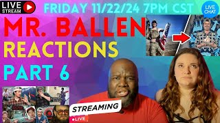 More MrBallen Video Reactions Live  LIVE Stream Watch Along Watch Party [upl. by Erbas895]