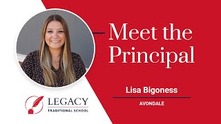 Meet the Principal at Legacy Traditional School  Avondale [upl. by Nitnert658]