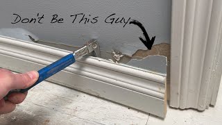 After 30 Years I Finally Learned The Best Way To Remove Baseboards [upl. by Spurgeon969]