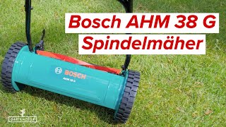 Bosch AHM 38 G Manuell Spindelmäher im Test Unser FAZIT zum Bosch HandRasenmäher [upl. by Roderich384]