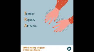 TRAP Symptoms of Parkinson Disease  Medical Mnemonic  Merck Manual Professional Version [upl. by Anirak]