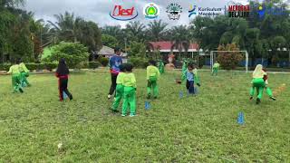 KOMBINASI GERAK LOKOMOTOR LARI dan LOMPAT KELAS 2  SDS TUNAS AGRO  FASE A  KELAS 2 [upl. by Race691]