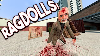 The BEST Ragdoll Physics MOD  Garrys Mod [upl. by Airitak]