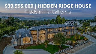 Brand new oneofakind masterpiece on a beautiful 177 acre view lot in Hidden Hills CA [upl. by Ynnohj116]