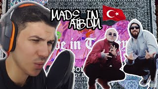 MADE IN TURKEY ALBUM  REACTION  Cümle Alem Anadolu Flex Duman Söz Ter EZHEL amp MURDA [upl. by Martino]