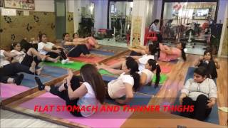 EXERCISES FOR FLAT BELLY amp STOMACH PROBLEMS BY INDU JAIN [upl. by Margareta984]