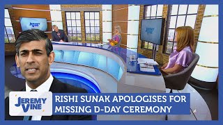 Rishi Sunak apologises for missing DDay ceremony  Jeremy Vine [upl. by Ettenel]