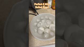 Perfect 5 Minute “Boiled” eggs Instant Pot Pressure Cooker eggs cooking shorts [upl. by Eoin]