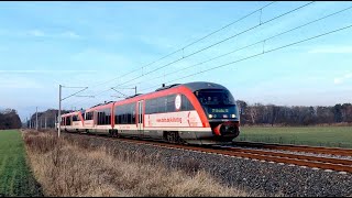 Kulturzug Berlin  Breslau Wroclaw mit neuen Fahrzeugen VT 642 Desiro 2019 [upl. by Margareta]