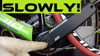 HACK On How To Remove Cannondale Hollowgram Crankset With Simple Tools [upl. by Neom]