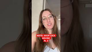 Pt 3 Temu hotel door lock review temuspring dayinmylife temuunboxing flightattendant travel [upl. by Garibold351]