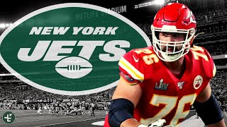 New York Jets ACQUIRE Laurent DuvernayTardif From Chiefs  2021 Trade Deadline [upl. by Anoif]