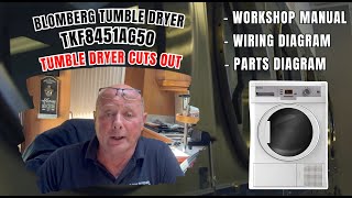 Blomberg TKF8451AG50 Tumble Dryer Cuts Out amp Water Tank Full [upl. by Ennaeilsel]