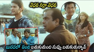 Mahesh Babu Brahmanandam And Anushka Shetty Comedy Scene  Khaleja Movie  Movie Ticket [upl. by Cogn]