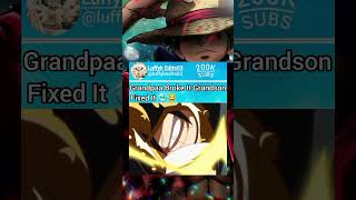 Grandpaa Broke It Grandson Fixed It luffy garp onepiece [upl. by Yellhsa908]