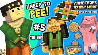 Lets Play Minecraft Story Mode 5 Axel Pees on Who THE END of Episode One The Order of the Stone [upl. by Kirtley167]