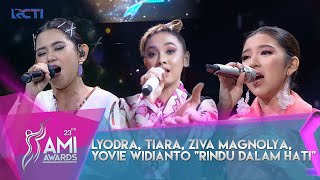 Lyodra x Tiara Andini x Ziva Magnolya x Yovie Widianto  quotRindu Dalam Hatiquot  AMI AWARDS 23rd  2020 [upl. by Scheers544]