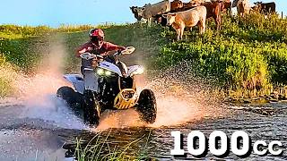 CanAm Renegade XXC 1000R Farm Test S1E48 [upl. by Eachern115]