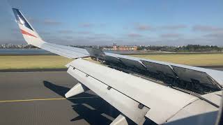 REX Boeing 737800 ZL18 Landing at Sydney [upl. by Lirbij]