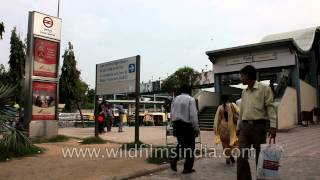 Chattarpur Metro Station in South Delhi [upl. by Cyrilla757]