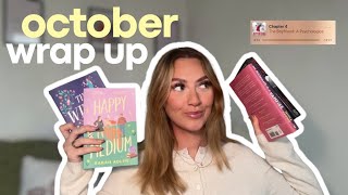 let’s talk about the books i read in october👻🪵🍂✨ reading wrap up [upl. by Yrrak]