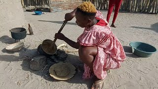 My African Village Evening Rountine In NAMIBIA [upl. by Gazo]