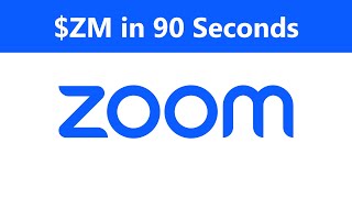 Zoom Stock in 90 Seconds [upl. by Crowe77]