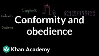 Conformity and obedience  Behavior  MCAT  Khan Academy [upl. by Narod440]