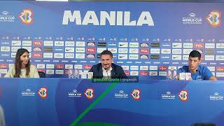 Italy coach Gianmarco Pozzecco on meeting Manny Pacquiao  FIBA Basketball World Cup [upl. by Derr]