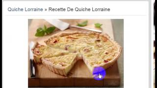 Quiche lorraine » Recette de Quiche lorraine  Recettee [upl. by Genie943]