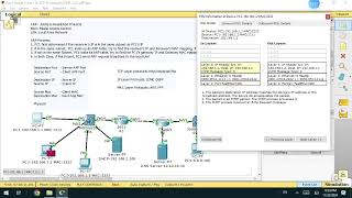 Cisco Packet Tracer to simulate ARP process ICMP Ping [upl. by Rosmunda]