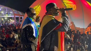 John frog Eddy Kenzo and Harmonize performance at Kenzo Festival [upl. by Eimme]