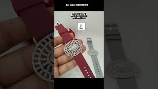 New trending bracelets watchbracelets silverwatch officewearstyle dailywear newtrending [upl. by Naliorf332]