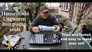 Make Your Own 22mm LUGWORM Bait Pump Seals Like a Pro [upl. by Nicko952]