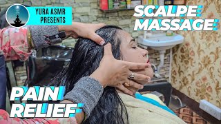 ASMR Scalp and Migraine Pain Relief Massage yuraasmr asmrheadmassage scalpmassage [upl. by Aisyat]