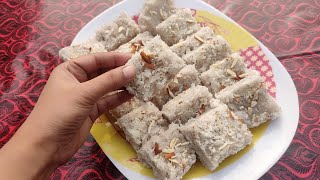 coconut Barfi  सूखे नारियल की सबसे आसान और सबसे स्वादिष्ट बर्फी  coconut barfi in 20 minutes [upl. by Gaither]