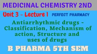 Antiarrhythmic drugs medicinal chemistry  Classification  Disopyramide phosphate synthesis [upl. by Lisan]