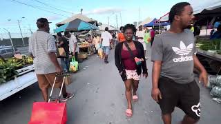 Walk Thru Series The Raw Port of Spain Market [upl. by Rinum]