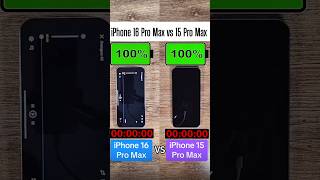 iPhone 16 Pro Max vs iPhone 15 Pro Max Battery Comparison Test 😱 [upl. by Naimerej877]