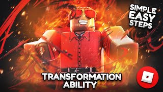 How to make a TRANSFORMATION ABILITY R6 amp R15 Simple and Easy  Roblox Studio 2023 [upl. by Nima]