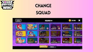 how to change the squad characters and megas in Squad Busters [upl. by Kcirreg]