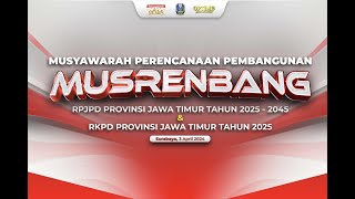 MUSRENBANG PROVINSI JAWA TIMUR 2024 [upl. by Airdnoed]