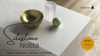 Top Shopping finds Have You Seen Silestone Nolita White Concrete Quartz [upl. by Nidraj894]