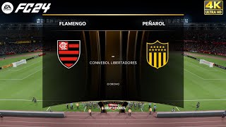 Flamengo Vs Peñarol  Copa Libertadores Cuartos De Final FC 24 Next Gen PS5 Series X 4k [upl. by Alenas]