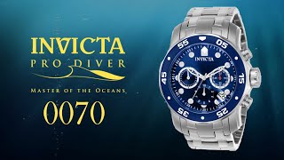 Relógio invicta Pro Diver 0070 Original  INVICTA RELÓGIOS [upl. by Fillbert]