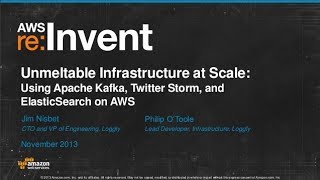 Infrastructure at Scale Apache Kafka Twitter Storm amp Elastic Search ARC303  AWS reInvent 2013 [upl. by Anitneuq]