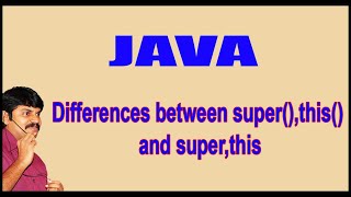 Java Constructors  Differences between superthis and super this  by Durga Sir [upl. by Duax]